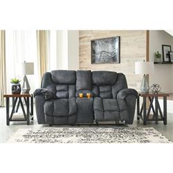 ASHLEY "CAPEHORN GRANITE" DUAL RECLINING LOVESEAT 7690294 Image
